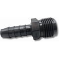 thumbnail image 3 of 25 pack Dura Plastics Lasco Barbed Male Hose End – Schedule 40 PVC Hose Fitting – Multiple Sizes (1/2” to 2”) – Secure with Hose Clamps – USA-Made Irrigation Fitting (502-007) (size 1" Barb x MHT), 3 of 4