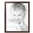 thumbnail image 2 of ArtToFrames 23" x 29" Classic Burgundy Picture Frame, 23x29 inch Brown Wood Poster Frame (WOM-4927), 2 of 7