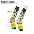 thumbnail image 3 of Saiise Bluey Funny Socks Men Women Boys Kids Adults Novelty Graphic Crew Tube Socks Crazy Design Casual Dress Socks for Sports,Running,Travel, 3 of 7