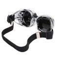 thumbnail image 3 of Gafas de sol plateadas para entusiastas del estilo retro y accesorios de fiesta Gafas de sol vintage de doble capa estilo steampunk, 3 of 8