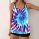 thumbnail image 1 of Traje de baño tankini de verano para mujer, talla grande, estampado, bikini dividido, traje de baño de dos piezas para mujer, trajes de baño tankini para mujer, traje de baño de 2 piezas para mujer, t, 1 of 5