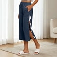 thumbnail image 5 of Drovellove Women's Plus Size Full Open Side Postoperative Care Pants with Pockets – Soft 7/8 Length Cropped Pants Straight Leg Recovery Pants with Elastic Waistband for Easy Dressing and Casual, 5 of 9