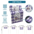 thumbnail image 7 of Table Runner Dresser Scarves 36 Inch Long, Rustic Farm Car with Lavender Linen Dining Table Runners Purple White Buffalo Gingham Tabletop Scarf for Wedding Holiday Party Kitchen, 7 of 7