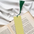 thumbnail image 6 of Kdxio Yellow Checkboard Print Metal Tassel Bookmarks,Perfect Gift for Art Lovers and Bookworms Metal Bookmarks for Women, 6 of 8