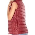 thumbnail image 3 of Chaleco Ligero Para Dama, Acolchonado Cuello alto, Ligero, Con Cremallera, Chaleco Basico Puffer Acolchado Para Dama, 3 of 5