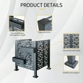 thumbnail image 6 of Metal AC Unit Privacy Fence Cover Panel - Outdoor Air Conditioner Hide Fence for Concealing HVAC Units, 6 of 7