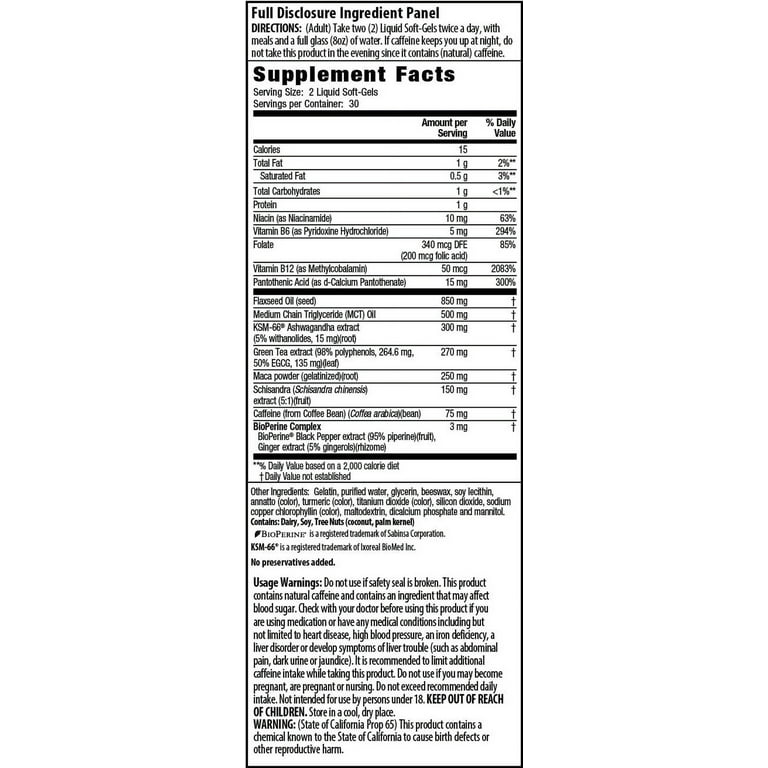 Irwin Naturals VO2 Max Performance Fat Burner - 60 Liquid Soft