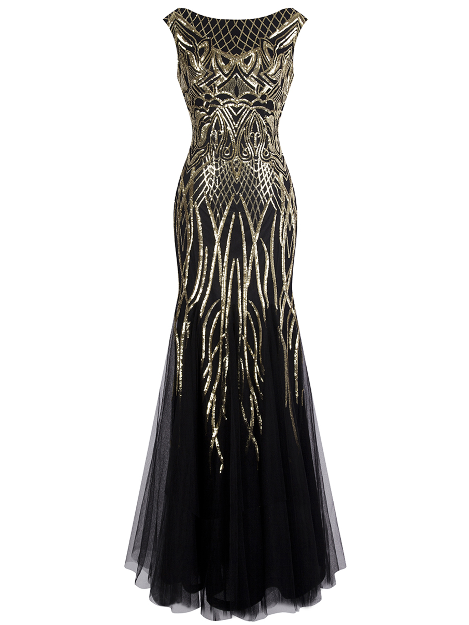 Angel Fashions Angel fashions Women's Pattern Sequin Bateau Cap