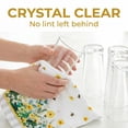 thumbnail image 5 of Unique Bargains 2Pcs Floral Microfiber Absorbent Soft Towels Multi-Color 3 24" x 16", 5 of 8