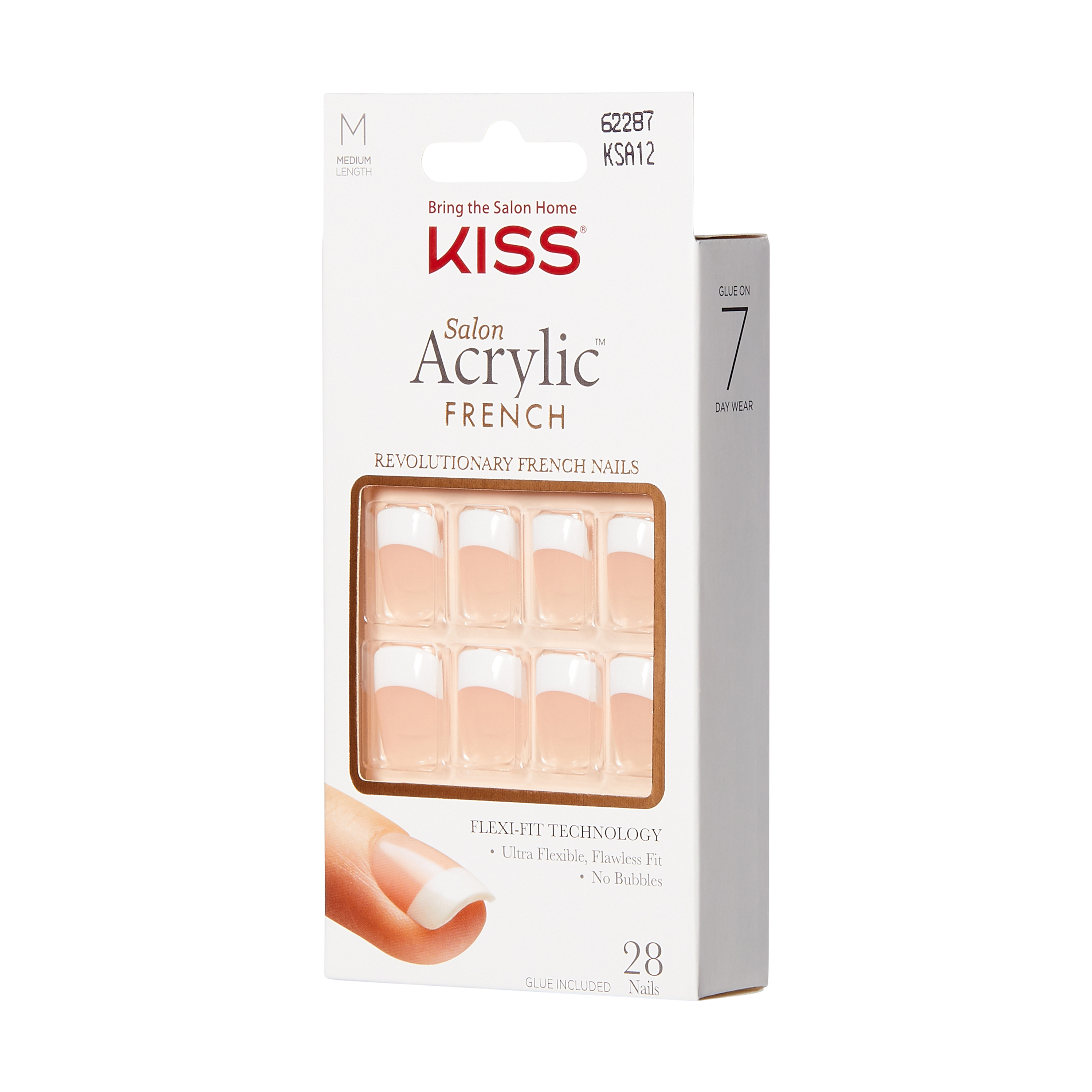 KISS Salon Acrylic French Nail Kit - Rumour Mill - Walmart.com