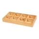 thumbnail image 2 of Caja de almacenamiento dividida de madera Organizador dividido Organización de mesa Ahorro de espacio, 2 of 9