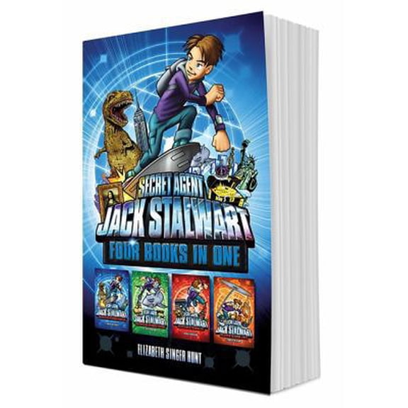 Pre-Owned Secret Agent Jack Stalwart (Books 1-4): The Escape of the Deadly Dinosaur, the Search for the Sunken Treasure, the Mystery of the Mona Lisa, the Caper (Hardcover) 1602863253 9781602863255