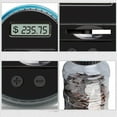 Boniawe Clear Digital Piggy Bank Coin Savings Counter LCD Counting