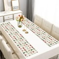 thumbnail image 2 of Holiday Placemats Set of 6, 12x17 Inch Christmas Watercolor Collection - Washable Vinyl Table Mats for Thanksgiving & Christmas Dining Decor, 2 of 5