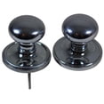 thumbnail image 4 of Passage Door Set 2 3/8" Backset Chrome Brass Knobs | Renovators Supply, 4 of 6