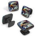 thumbnail image 2 of 4 Pcs Cabinet Handle Drawer Pulls Eagle Knobs with Screws Square Furniture Office Cabinet Knob Decoration, 2 of 8