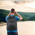 thumbnail image 3 of 1 Uds mochila plegable ultraligera resistente al agua duradera Camping viaje senderismo mochila para hombres y mujeres negro, 3 of 8