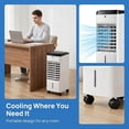 thumbnail image 2 of Kadyn Air Cooler, Space Cooler, Air Conditioners,3-in-1 Evaporative Air Cooler with 4 Modes-White, 2 of 7