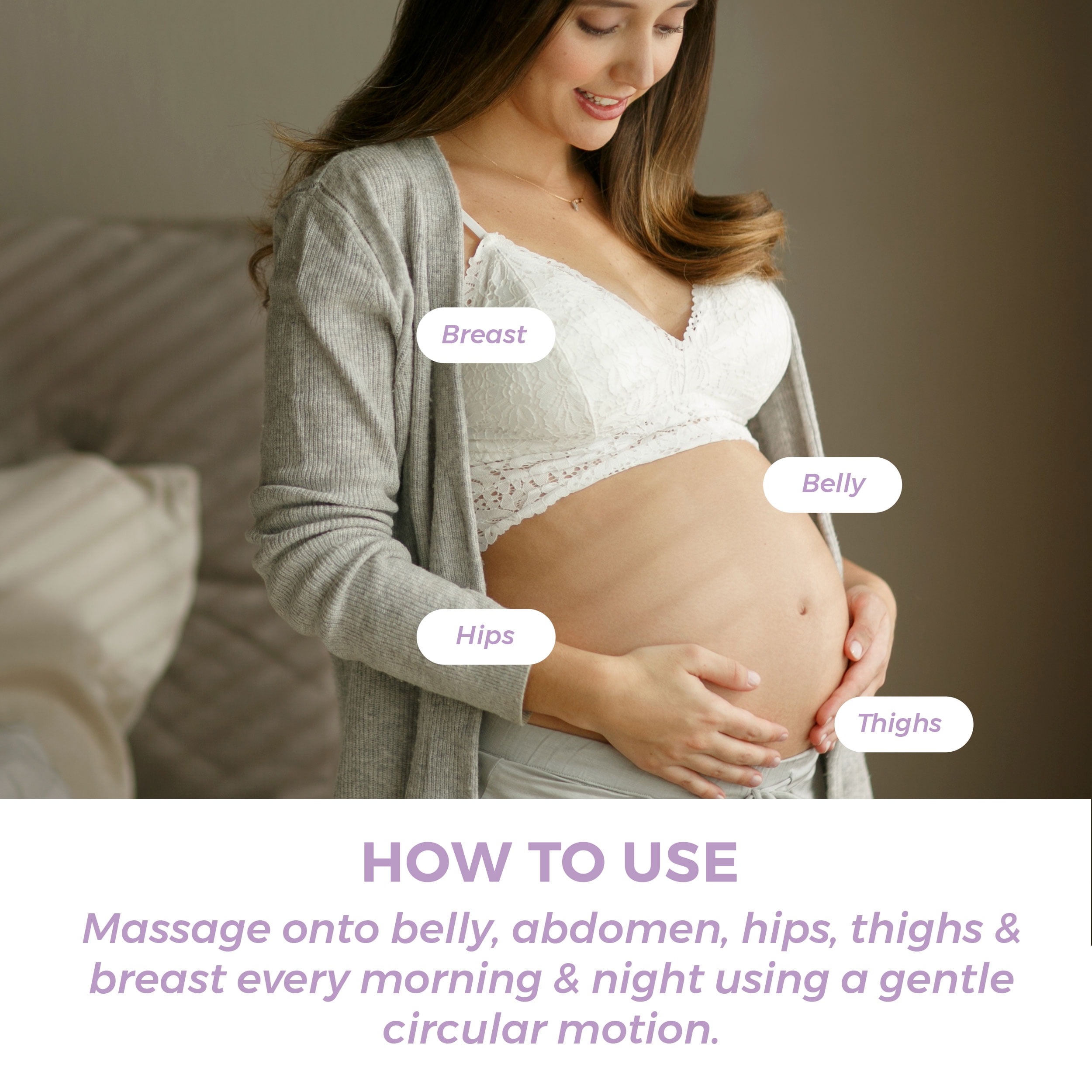 Leska Complete Maternity Set | PREPARE Supple Belly Lotion, HYDRATE Stretch Mark Defense Cream, RESTORE All-Over Toning Gel | Pregnancy & Postpartum Skin Care | New Mom Gifts (Set of 3, 4oz each)