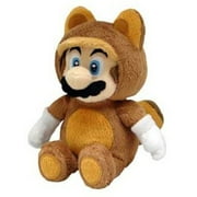 NINTENDO Little Buddy Super Mario Bros. Tanooki Mario 9" Plush, Little Buddy, Gifts