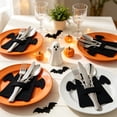 thumbnail image 4 of Halloween Ghost Felt Placemat, Non Slip Heat Resistant Dining Table Mat, Washable Reusable Flatware Mat for Kitchen Party Decor, Lazyguy, 4 of 6