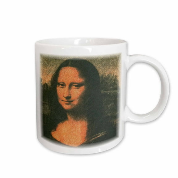 3drose, Mona Lisa, 15oz Mug
