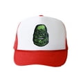thumbnail image 1 of Trucker Mesh Vent Snapback Hat, Creature 3D Patch Embroidery Red, 1 of 1