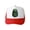 Red, variant on Trucker Mesh Vent Snapback Hat, Creature 3D Patch Embroidery Red