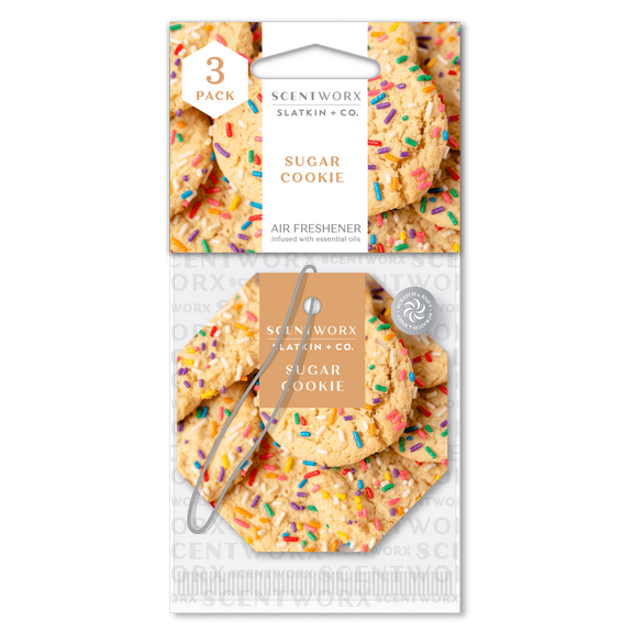 Scentworx Sugar Cookie 3 Pack Hang Tag