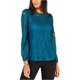 thumbnail image 2 of Blusa con cordón en la cintura Michael Kors azul mediana Pull-over, 2 of 2