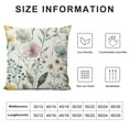 thumbnail image 5 of Flower Throw Pillow Cover Outdoor Spring Summer Decor Farmhouse Lumbar Decorative Throw Pillows Cases Decorations for Couch Sofa Living Room, 5 of 5