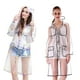 thumbnail image 4 of Impermeable transparente reutilizable Poncho de lluvia EVA Impermeable al aire libre Impermeable al aire libre para adultos (talla L, negro), 4 of 4