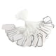 thumbnail image 4 of 2x Etiquetas de Precio de Joyería Blanca de 100 Piezas, Etiqueta de Papel Grabable para Tarjeta de Mensaje de Ropa Zulema etiqueta de precio de etiquetado, 4 of 7