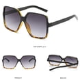 thumbnail image 2 of Oversized Sunglasses for Women Fashion Rectangle Ladies Shades, Gray, 2 of 3
