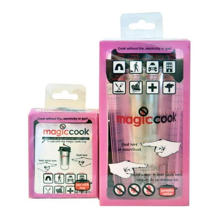 - MAGIC COOK TRIPLE LAYERS THERMOS CUP W STAINLESS STEEL X 11 REFILL HEAT PACKS