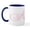 White/Navy Inside, variant on CafePress - Hope Pink Ribbon Breast Cancer Awaren Mug - 11 oz Ceramic Mug - Novelty Coffee Tea Cup