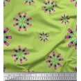 thumbnail image 1 of Soimoi Cotton Jersey Fabric Tulip Flower Print Fabric by The Yard 58 Inch Wide, 1 of 1