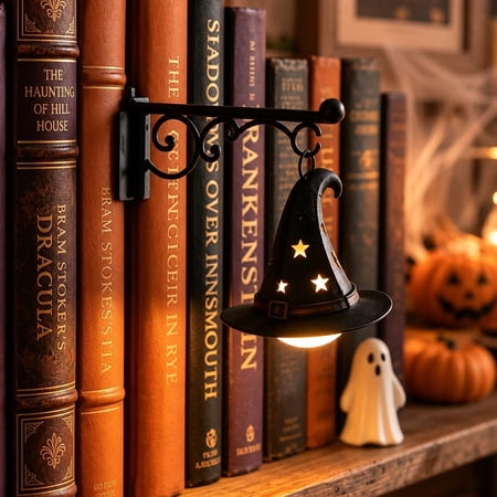 Library Book Nook Light LED Bookshelf Insert with Warm Light Miniature Reading Room Decor for Bookcase and Home