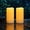 D3"xH6"6", variant on Dusk to Outdoor Flameless Candles with Auto Light Sensor, Flickering LED Pillar Candles, Operated Candles Lanterns, Porch, Patio, Garden Decor, 3"x6", Set of 2