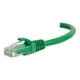 C2G Ethernet 1ft Cat6 CAT 6 (UTP) 1 ft Câble de Raccordement Réseau Sans Blindage - Vert - Câble de Raccordement - RJ-45 (M) à RJ-45 (M) - - - Moulé, Sans Accrochage, Toronné - Vert – image 2 sur 7