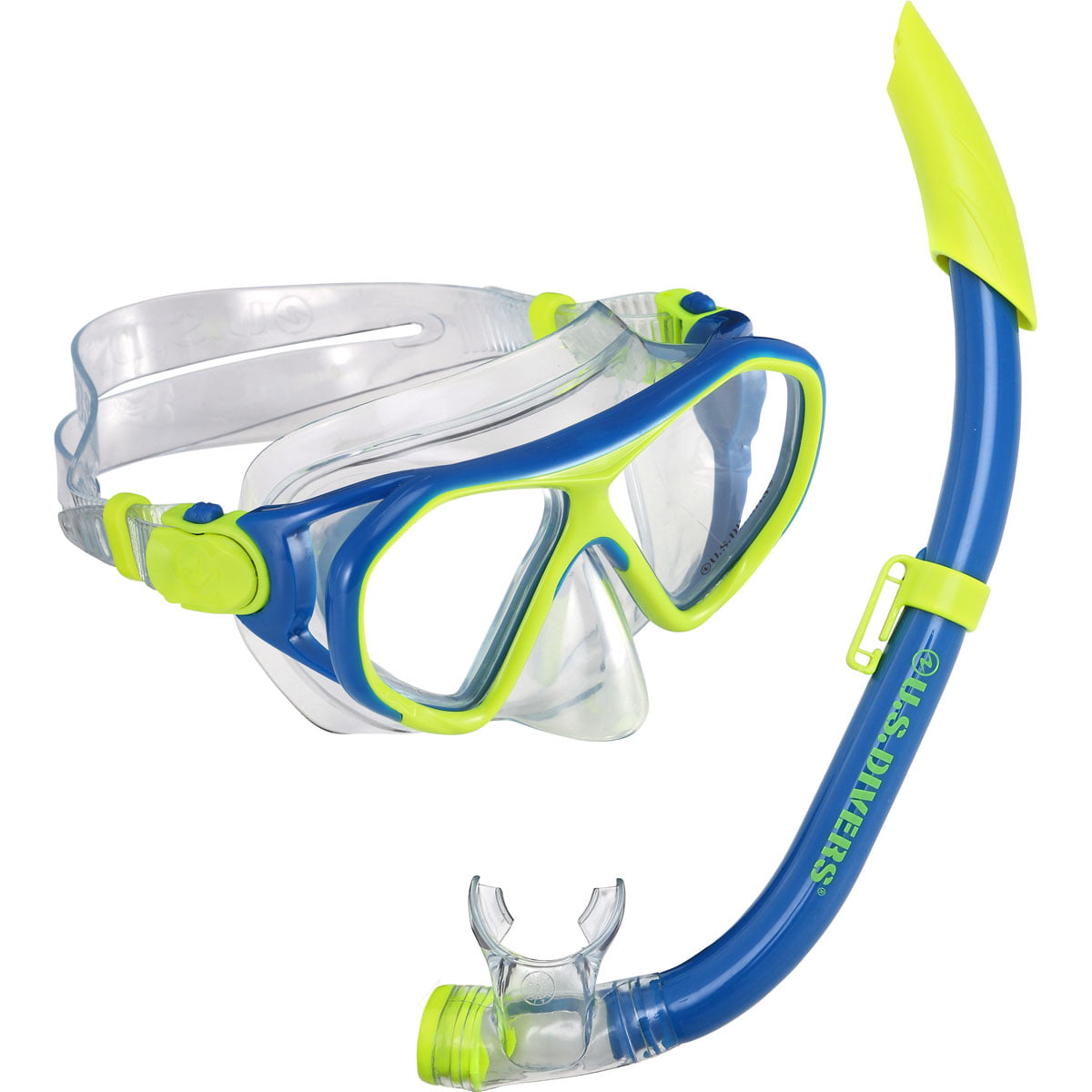 2Pc Scuba Diving Dive Snorkeling Replacement Silicone Mask Strap Cover Clear 
