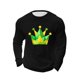 thumbnail image 3 of Mens Casual Camisetas, Carnaval Impreso Manga Larga Cuello Redondo Suelto Ajuste Superior, 3 of 5