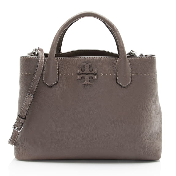 Pre-Owned Tory Burch Leather McGraw Triple Compartment Tote