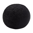 thumbnail image 4 of Benjara Wily Accent Pillow Set of 2- 10" Round Ball- Black Faux Sheepskin, 4 of 6