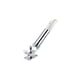 thumbnail image 5 of Titular de la caña de pescar Poste de pescado de acero inoxidable Sujetador Soporte de pie Soporte Conveniente Fijador Accesorio Accesorio Soporte Soporte Soporte Rack Tapa blanca Inevent OD019596-03, 5 of 7