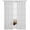 Grey White, variant on Gray Spring Floral Semi Sheer Window Curtains 96 Inches Long, Summer Botanical Watercolor Rod Pocket Voile Silky Chiffon Curtain Light Filtering Drapes for Living Room, Kitchen, 52"x96", 2 Panels
