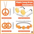 thumbnail image 3 of Set de Accesorios de Disfraz Hippie Hicarer para Mujeres y Niñas x6, 3 of 7