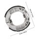 thumbnail image 2 of WASHWEPE 1Par Pastillas De Delanteras Traseras Para Motocicleta Semi Metálicas Seguras Y Resistentes, 2 of 8