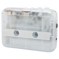 thumbnail image 4 of Portable Cassette Player with Headphone, Auto Reverse,  5.0,  Receiver and Transmitter, 3.5mm Interface, FM Radio, 2 Power Ways and Auto Reverse for Travel, TON007B, 4 of 7