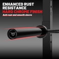 thumbnail image 3 of ROALW Olympic Barbell Bar 6.5 ft - 1,000 lb Capacity for Weightlifting, Powerlifting, Bench Press, Deadlift & Squat - Strength Training Barbell for Gym, Black, 3 of 8